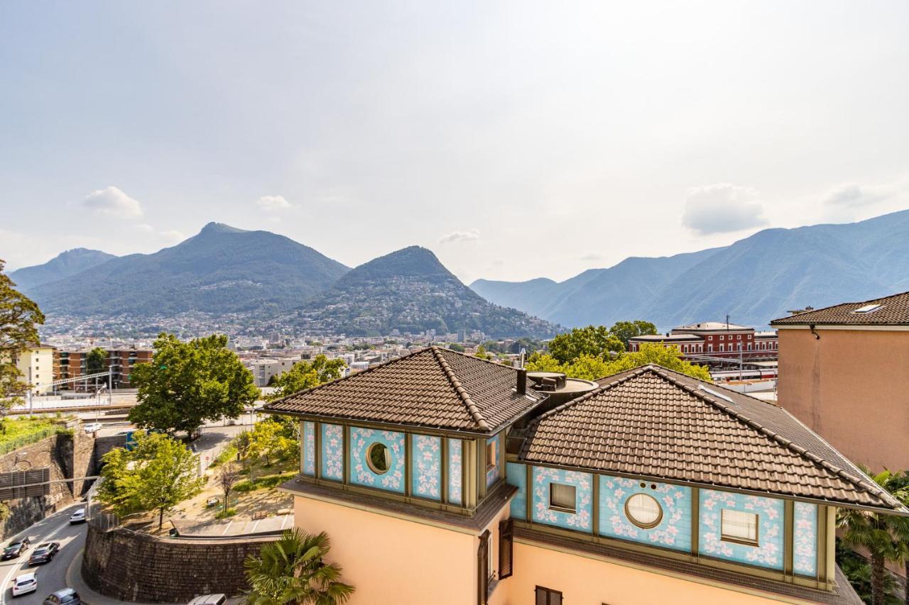 Belvedere Apartment Walking Distance From Train Station Lugano Exterior photo